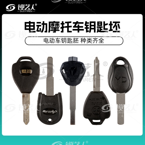 电动车钥匙胚  雅迪 绿源 爱玛 小刀 台铃 电摩