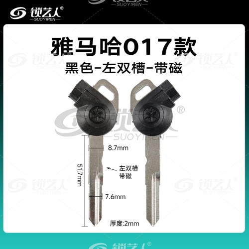 017款黑色-左双槽 