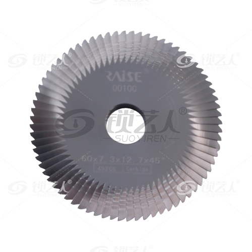 【屠龙刀】钨钢双面角度刀-0010CC.C 钥匙机面铣刀 φ60x7.3xφ12.7x90Tx40° 适用233,100,283,217,JZ-300,283-D,232等