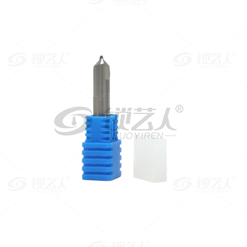 锐正 基信K26磁孔刀+导针套装 磁孔刀-钨钢-φ1.85x1.1xD6x95°x40x2T 螺纹导针-高速钢-D6X40