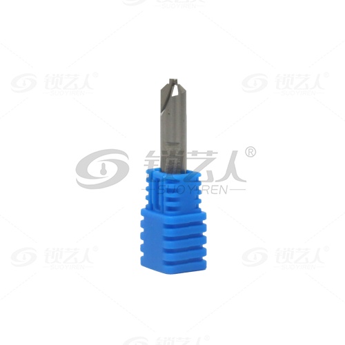 锐正 基信K26磁孔刀+导针套装 磁孔刀-钨钢-φ1.85x1.1xD6x95°x40x2T 螺纹导针-高速钢-D6X40