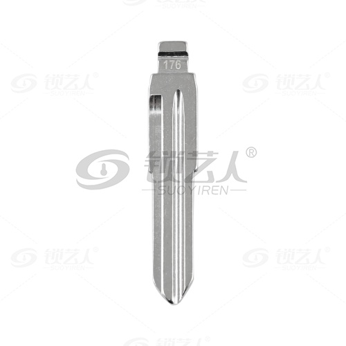 176#欧宝右槽 中卡位钥匙头 子机通用折叠头