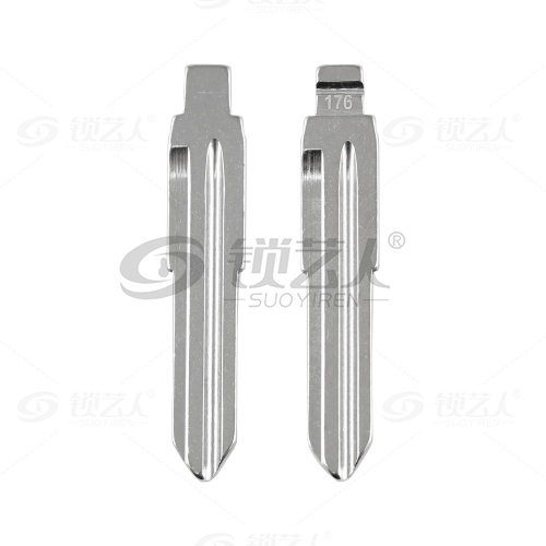 176#欧宝右槽 中卡位钥匙头 子机通用折叠头