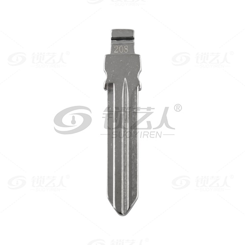 208#雷诺HU136TE  中卡位钥匙头 子机通用折叠头