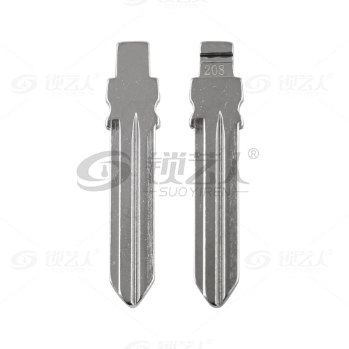 208#雷诺HU136TE  中卡位钥匙头 子机通用折叠头