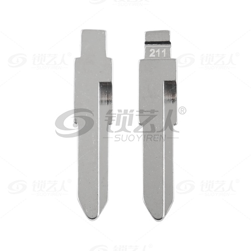 211# 春风摩托厚2.2MM 中卡位钥匙头 子机通用折叠头