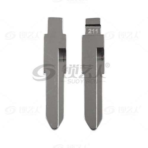 211# 春风摩托厚2.2MM 中卡位钥匙头 子机通用折叠头