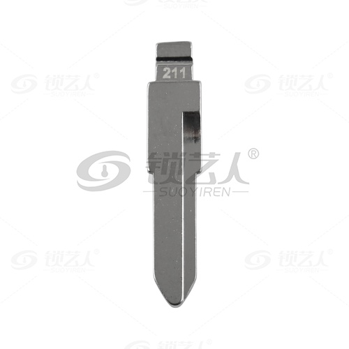 211# 春风摩托厚2.2MM 中卡位钥匙头 子机通用折叠头