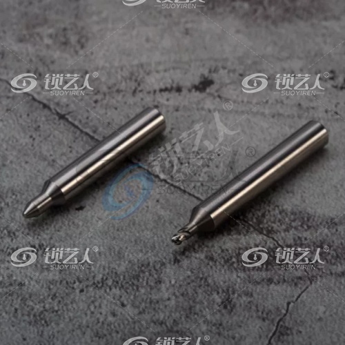 锐正步阳钥匙专用铣刀-钨钢φ1.5x65°xφ3.4x3xD6X40L 步阳配钥匙铣刀 锋利精准 专用刀具