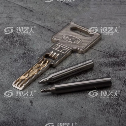 锐正步阳钥匙专用铣刀-钨钢φ1.5x65°xφ3.4x3xD6X40L 步阳配钥匙铣刀 锋利精准 专用刀具